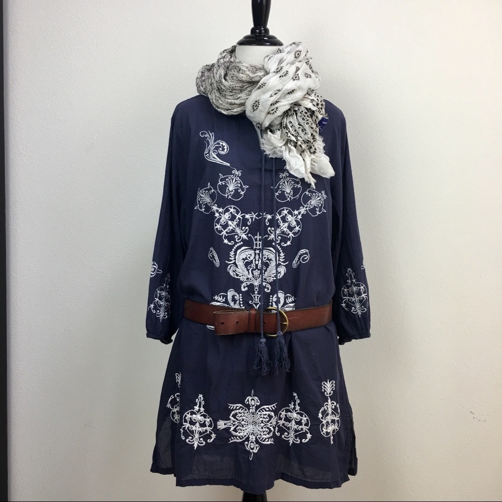 Boho Tunic Dress | S | Cynthia Rowley